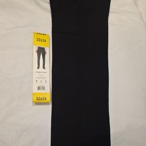 Calvin Klein Men's Dark Blue Dress Trousers